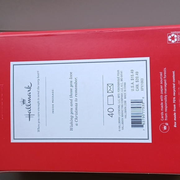 3 for $10 NIP Hallmark boxed holiday cards. - Picture 2 of 3
